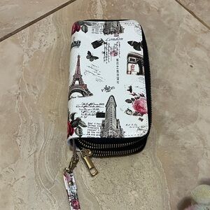 Stylish White and Black Women's Wallet